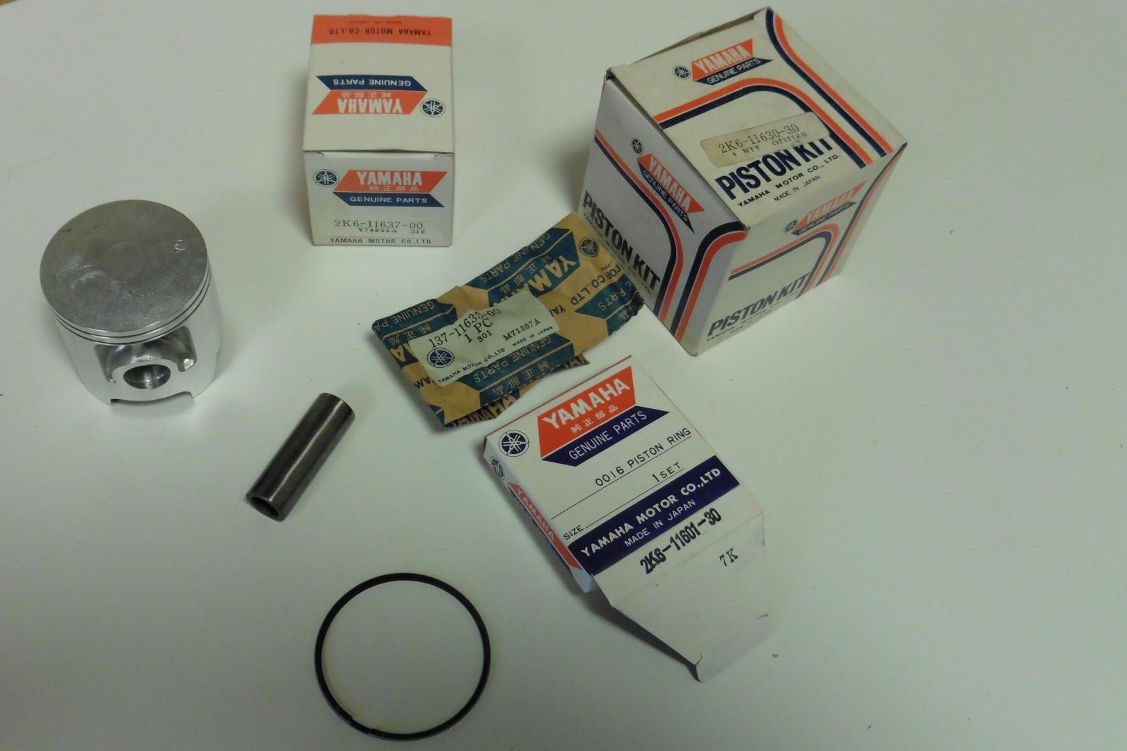 Kolben mit Kolbenringe + 0,75 3. berma piston passt an Yamaha Yz 125 2K6-11630