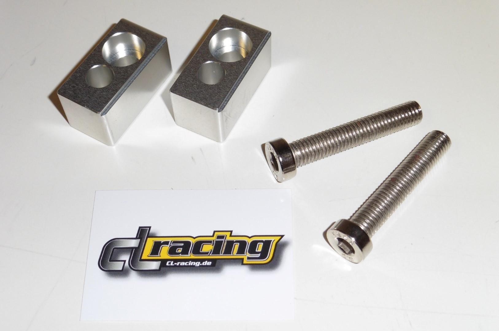 Lenkererhhung handlebar risers passt an Ktm Sx SX-F Exc-F 350 450 500 530 silb