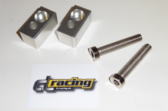 Lenkererhhung handlebar risers passt an Ktm Sx SX-F Exc-F 350 450 500 530 silb