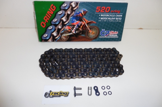 Kette Cz Chain O-Ring 520 Orm verstrkt 5/8 x 1/4 118 G passt an Ktm Exc Sx Lc4