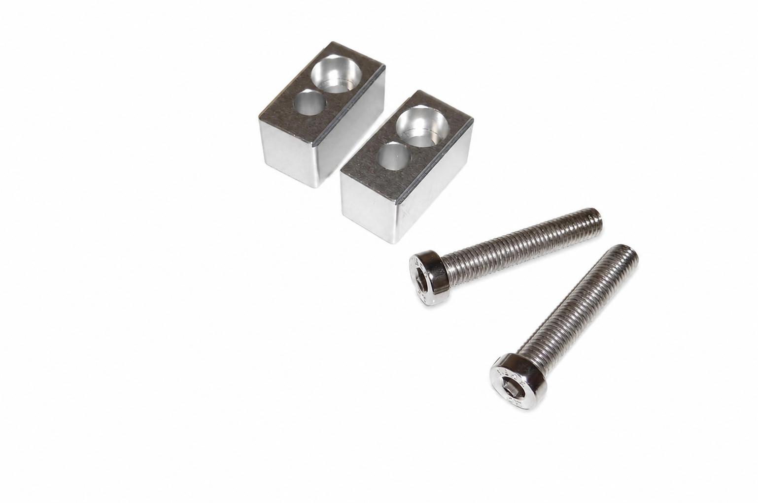Lenkererh�hung 22 mm handlebar risers passt an Ktm Sxf 450 Exc 400 530 98-17 sil