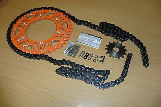 Kettensatz Kettenrad O-Ring-Kette 14-50 passt an Ktm Exc 125 200 250  98-16 or