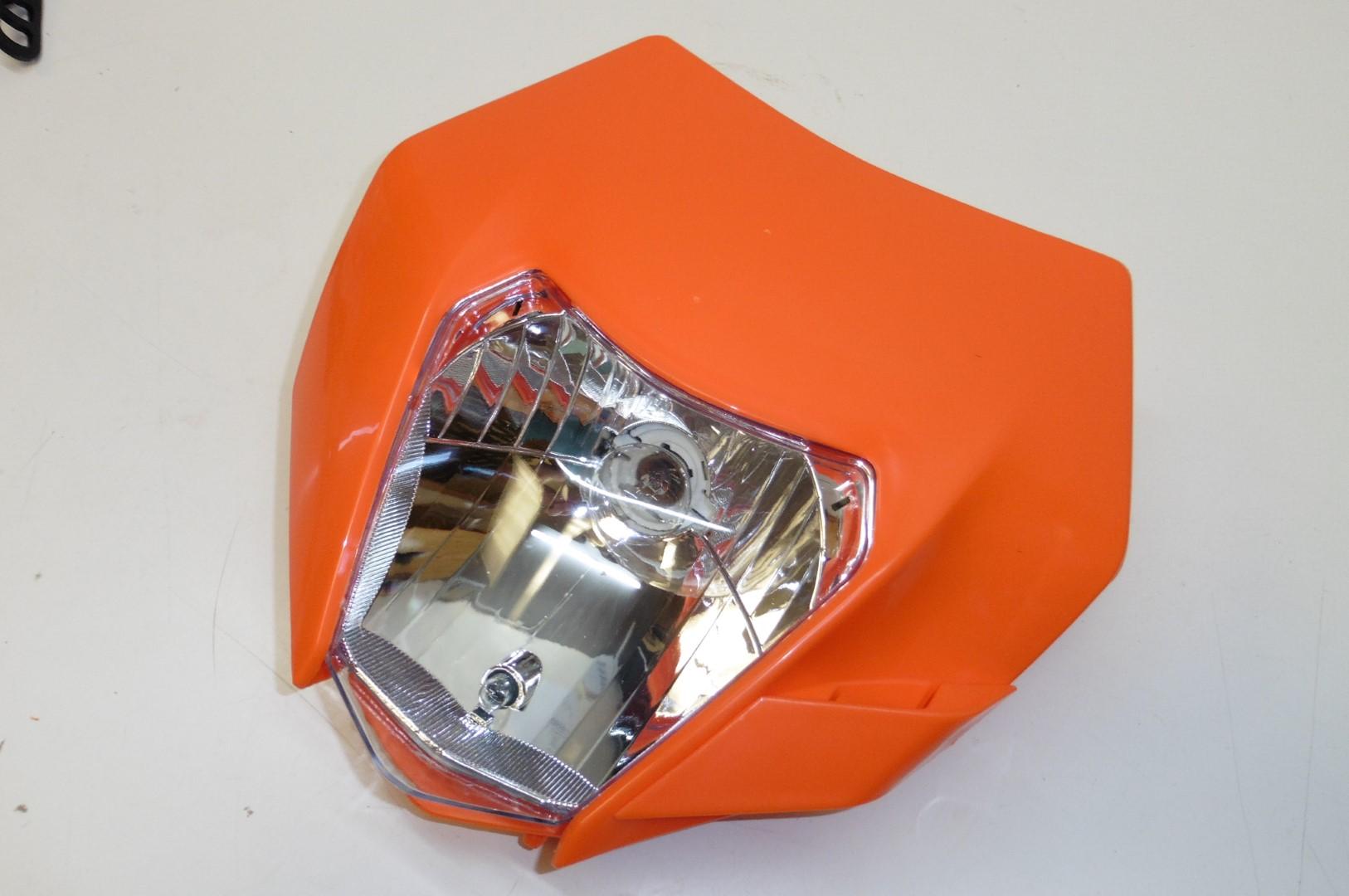 Lichtmaske Lampenmaske headlight passt an Ktm Exc 125 250 300 450 14-16 orange