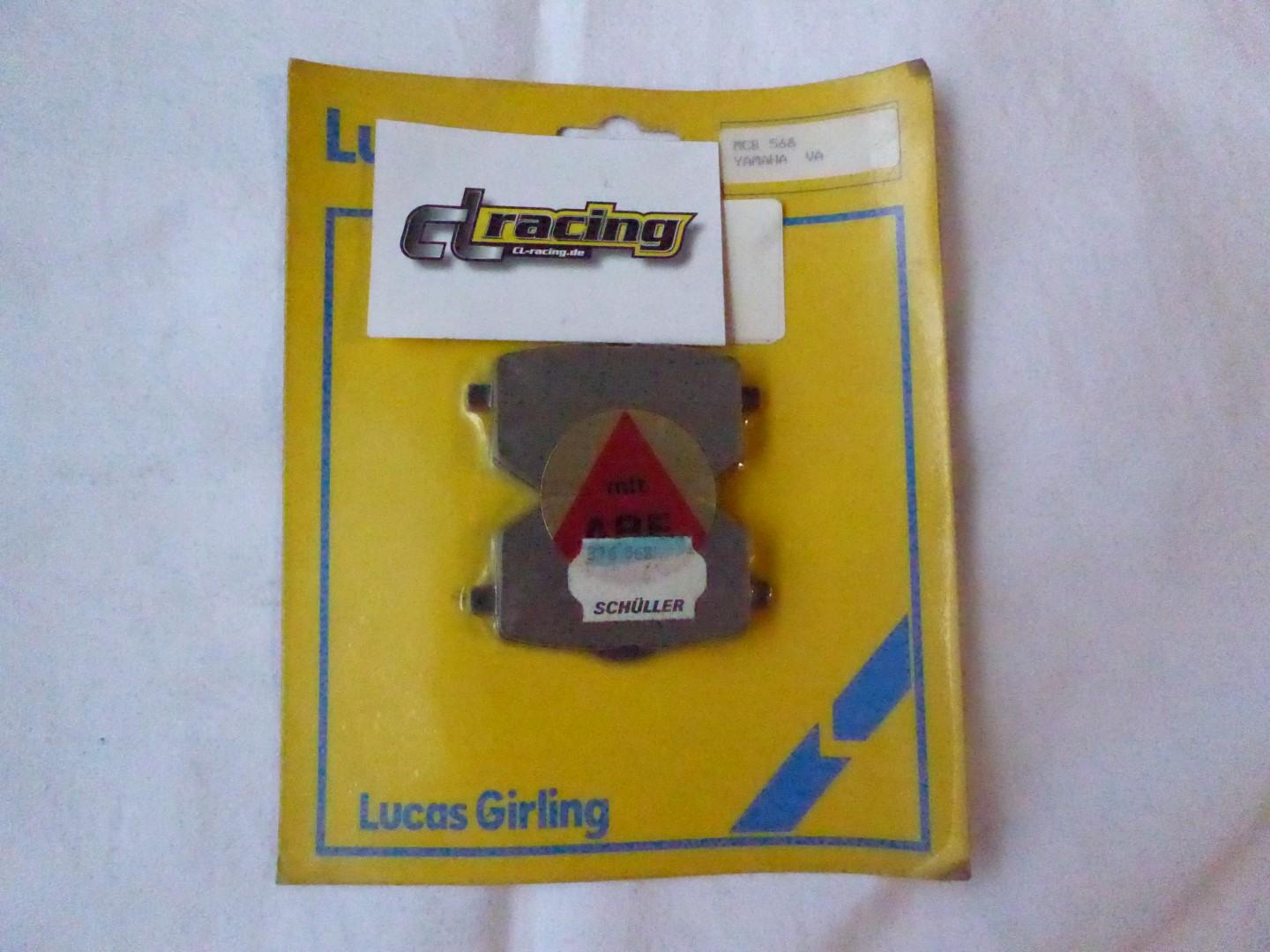 Bremsbelge Lucas MCB-568 Bremssteine brake pads passt an Yamaha Xt 600 Z TT 600