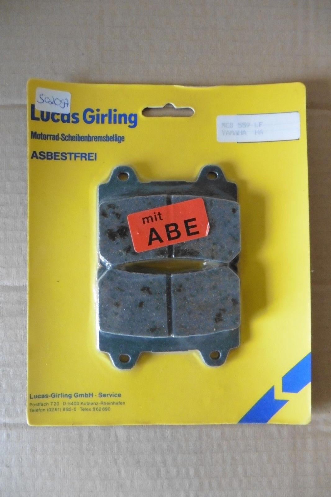 Bremsbelge Lucas Mcb-559 Lf Bremsbacken Brake Pads passt an Yamaha Tzr 250