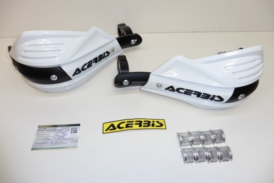 Handprotektoren Acerbis X-Factor Handschutz handguards passt an Suzuki Rmz wei