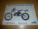 KTM SX 250 300 ENDURO MOTOCROSS BEDIENUNGSANLEITUNG HANDBUCH FAHRERHANDBUCH KTM SX 250 300 ENDURO MOTOCROSS BEDIENUNGSANLEITUNG HANDBUCH FAHRERHANDBUCH