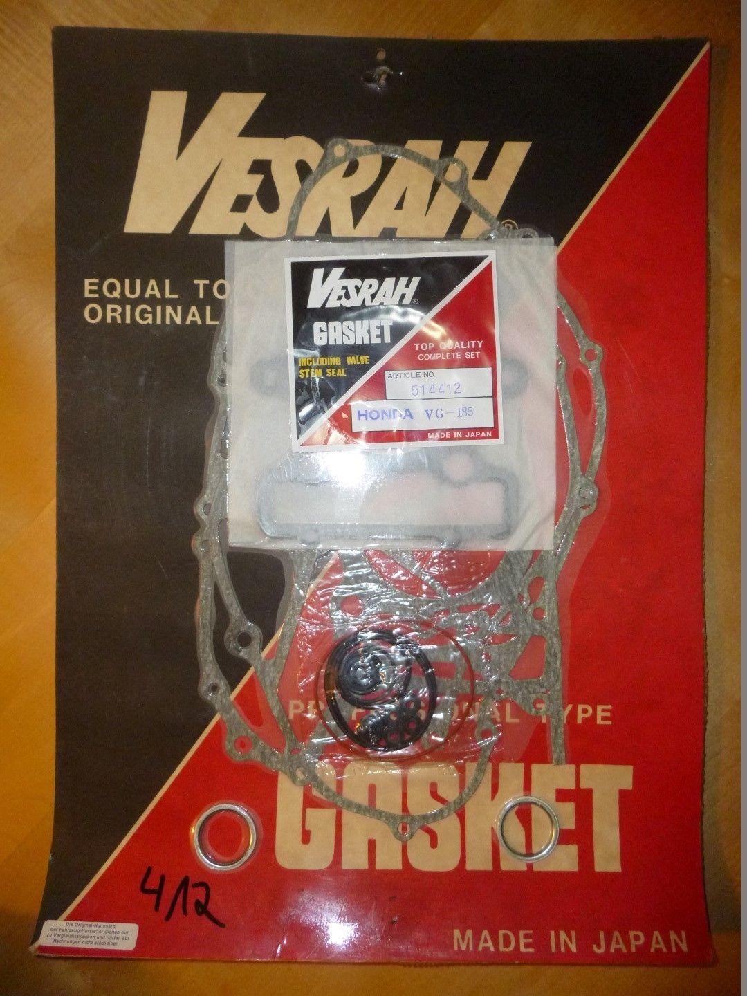 Dichtsatz Vesrah Vg-185 Motordichtsatz Dichtung gasket passt an Honda Xr Xl 250
