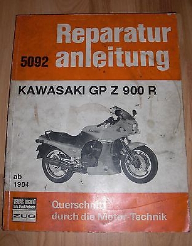 Werkstatthandbuch Handbuch Reparaturanleitung passt an Kawasaki Gp Z 900 R 5092 