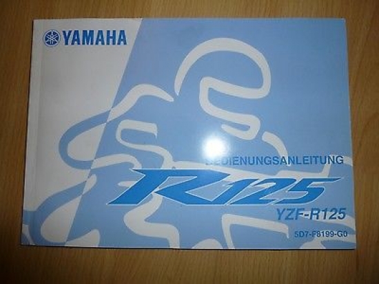 Bedienungsanleitung Handbuch Fahrerhandbuch passt an Yamaha Yzf 125 R 125 