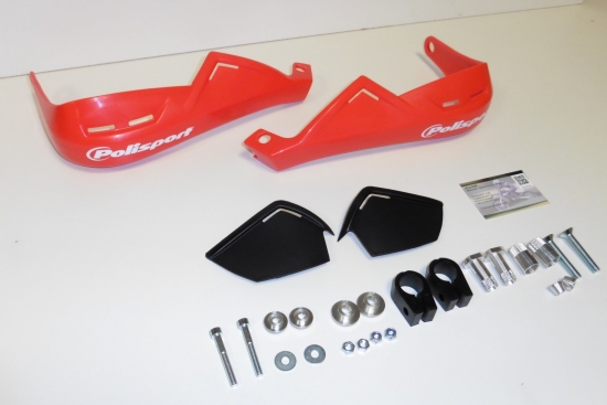 Handprotektoren Evolution Integral Handschutz handguards passt an Honda Cr rot