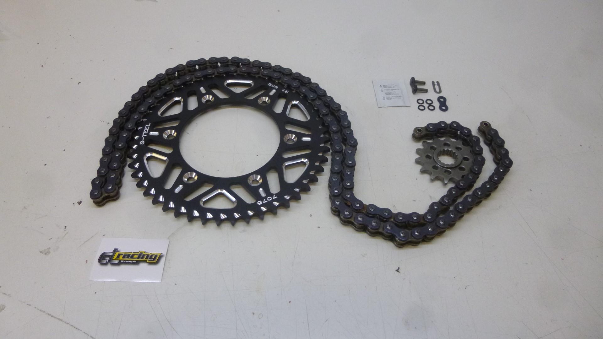 Kettensatz Kettenrad O-Ring-Kette Ritzel 13 48 passt an Ktm Lc4 400 620 625 640
