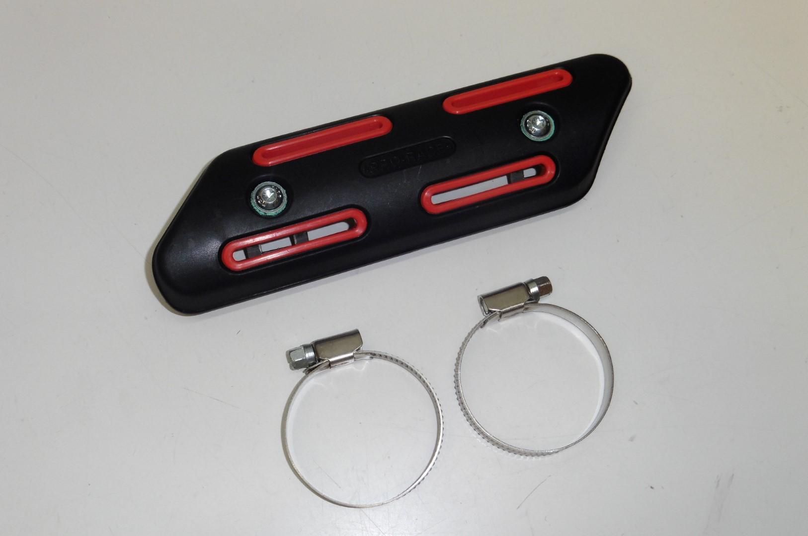 Krmmerschutz Hitzeschutz Protektor exhaust passt an Honda Crf 250 450 sw-rot
