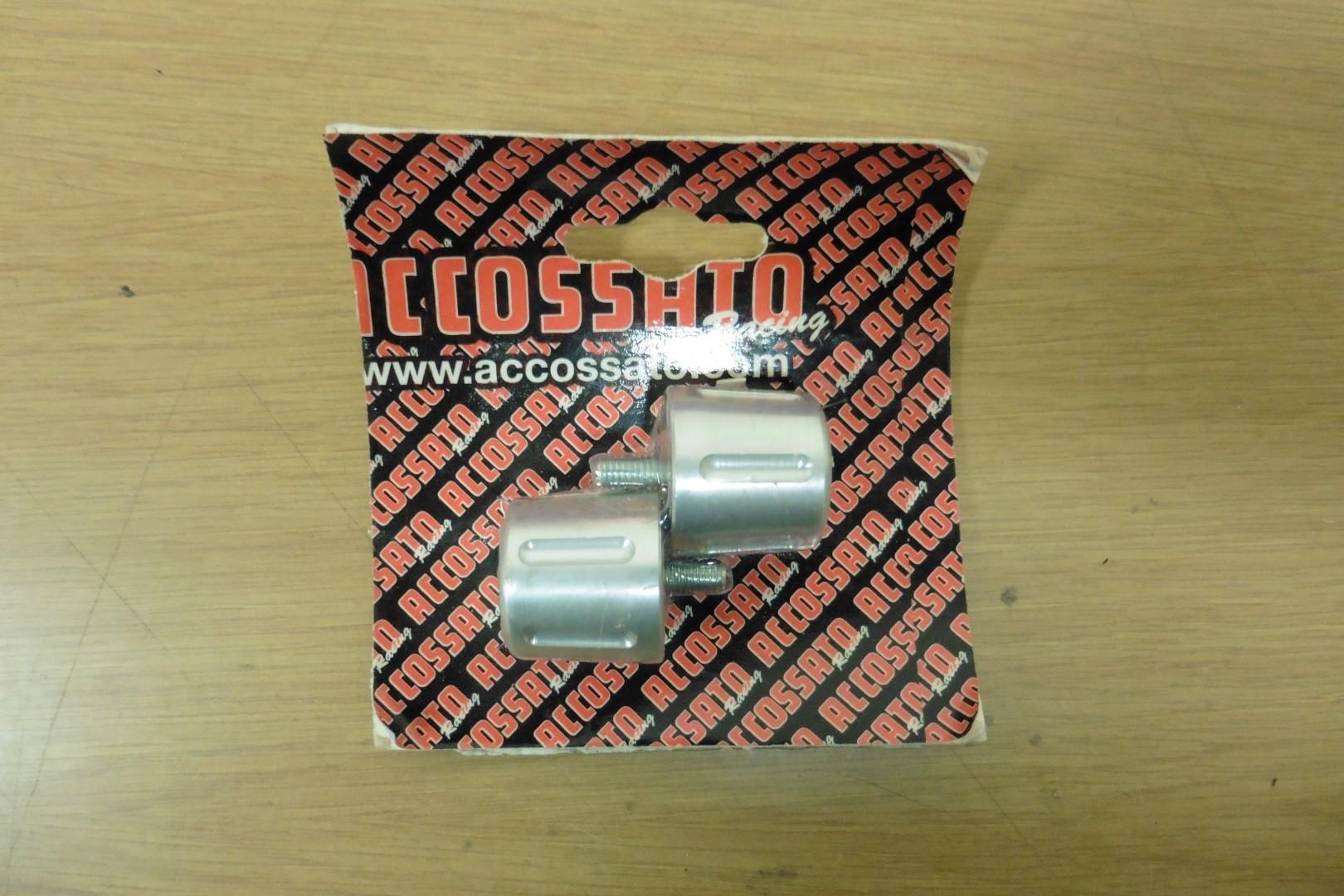 Lenkerenden Accossato handlebar passt an Suzuki Gsx-R 600 750 1000 1300 Sv silb