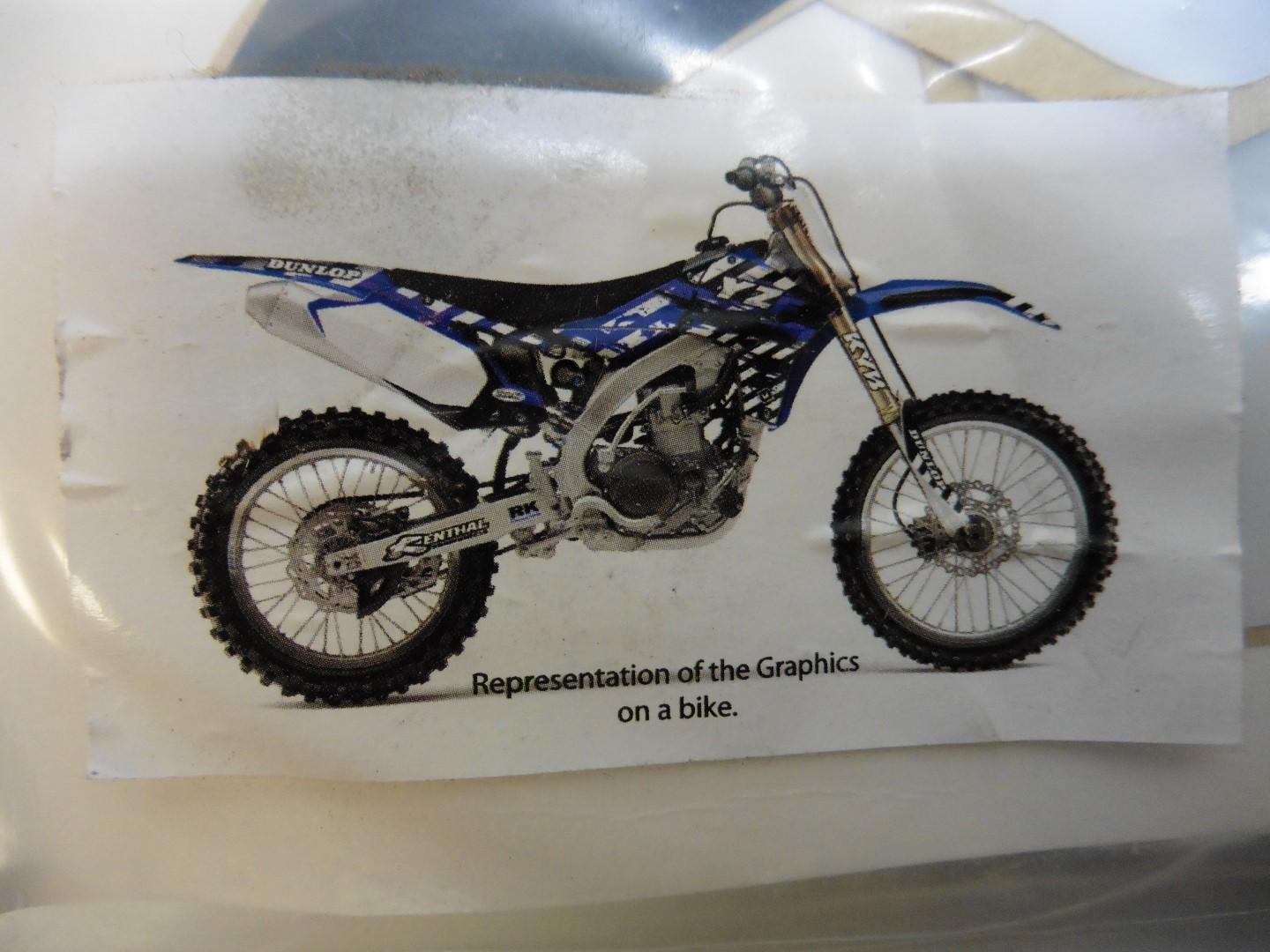 Dekorsatz Aufkleber Sticker Verkleidung Sitzbezug passt an Yamaha Yzf 450 10-12