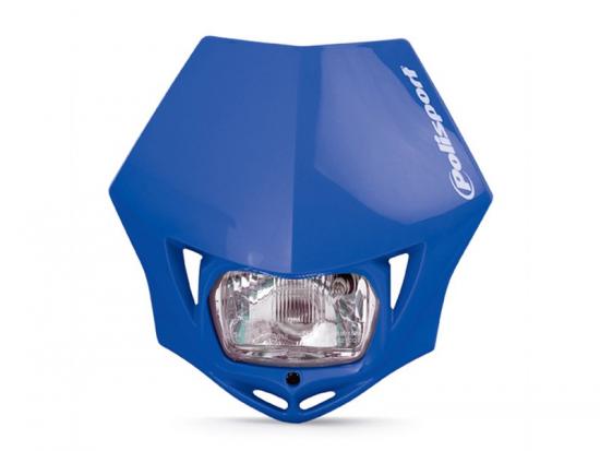 Lichtmaske Mmx Lampenmaske headlight passt an Yamaha Wr 125 250 400 426 450 blau