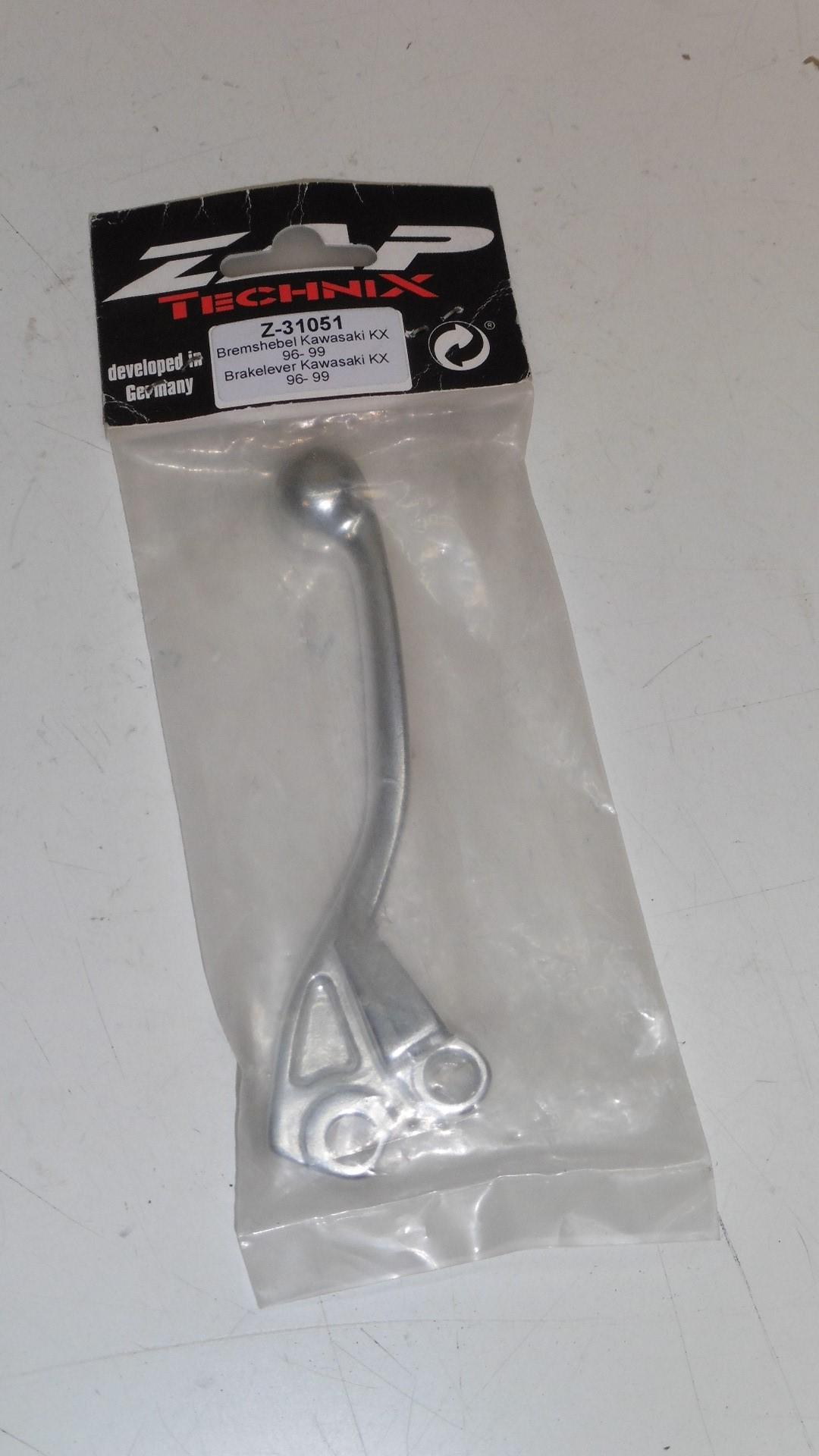 Bremshebel Bremse brake lever passt an Kawasaki Kx 125 250 500 96-99 silber