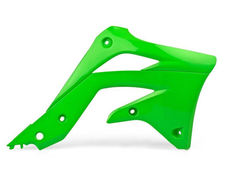 Tankverkleidung Tankspoiler radiator scoops passt an Kawasaki Kxf 450 06-08 grn