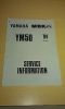Handbuch Service-Information Elektroschaltplan passt an Yamaha Ym 50 4RC-SG1