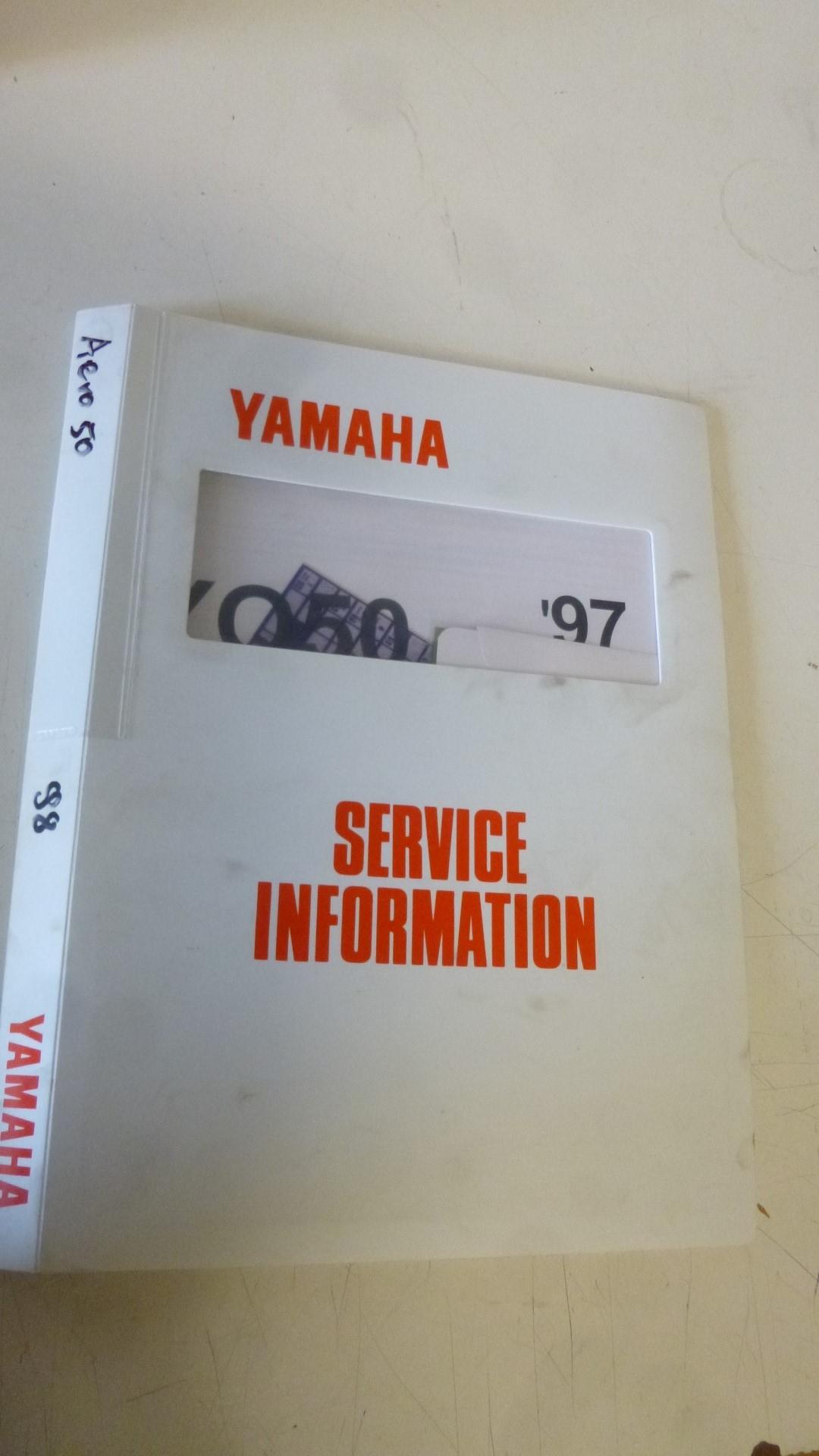 Handbuch Service-Information Elektroschaltplan passt an Yamaha Yq 50 5BS-SG1