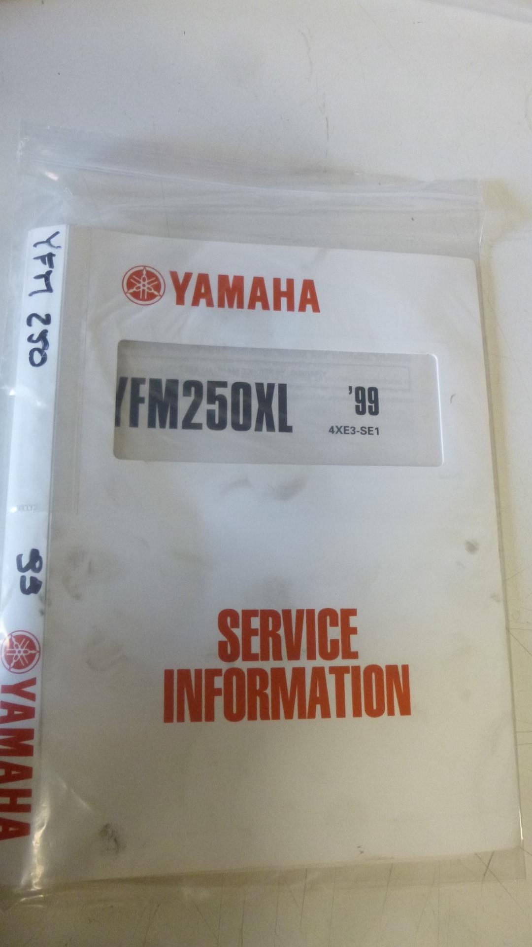 Handbuch Service-Information Elektroschaltplan passt an Yamaha Yfm 250 4XE3-SE1