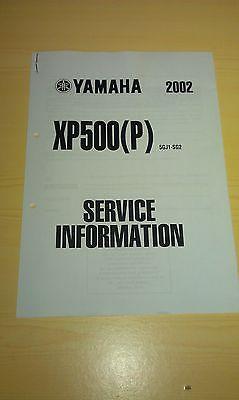 Handbuch Service-Information Elektroschaltplan passt an Yamaha Xp 500 5GJ1-SG2 