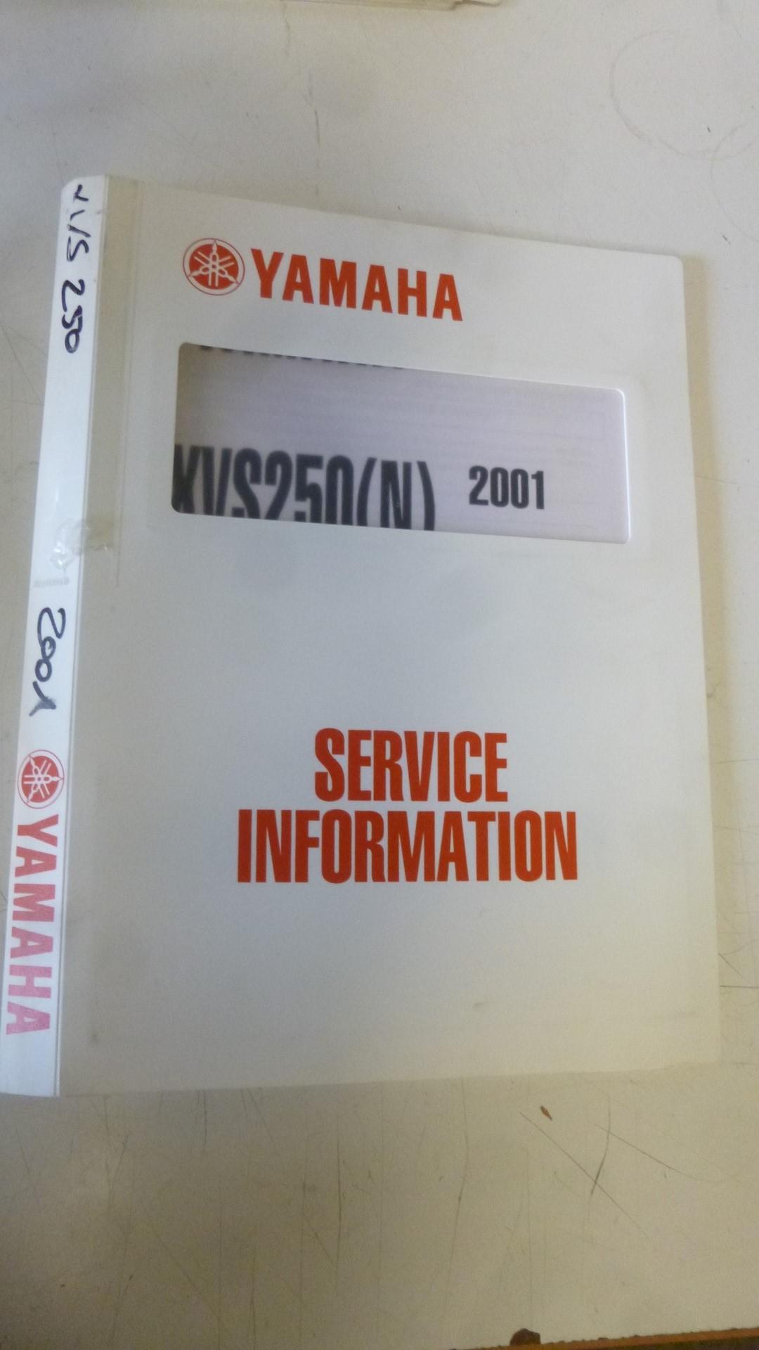 Handbuch Service-Information Elektroschaltplan passt an Yamaha Xvs 250 5KR2-SG1