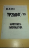 Handbuch Service-Information Elektroschaltplan passt an Yamaha Yp 250 K 4UC-SG2 Handbuch Service-Information Elektroschaltplan passt an Yamaha Yp 250 K 4UC-SG2