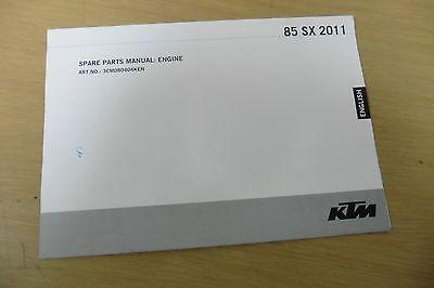 Ersatzteilkatalog Ersatzteil Handbuch Motor spare parts passt an Ktm Sx 85 2011 