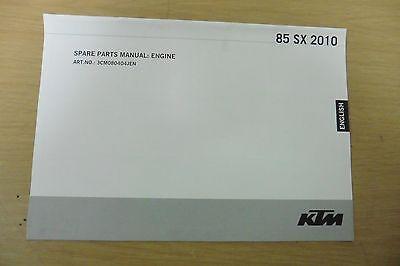 Ersatzteilkatalog Ersatzteil Handbuch Motor spare parts passt an Ktm Sx 85 2010