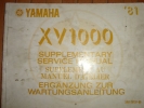 Ergänzung zur Wartungsanleitung Reparatur manual passt an Yamaha Xv 1000 1981 Ergänzung zur Wartungsanleitung Reparatur manual passt an Yamaha Xv 1000 1981