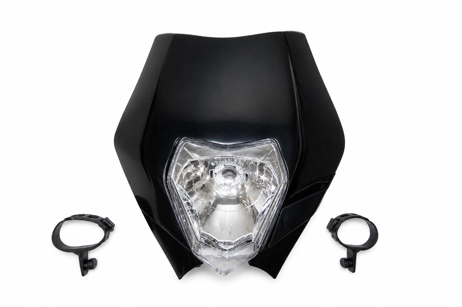 Lichtmaske Lampenmaske headlight passt an Ktm Exc 125 250 450 500 530 08-13 sw