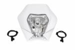 Lichtmaske Lampenmaske headlight passt an Ktm Exc 125-530 Sixdays 08-13 wei�
