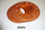 KTM EXC 125 300 450 530 ORANGE KETTENRAD KEIN RITZEL KETTENSATZ SPROCKET Z 50 KTM EXC 125 300 450 530 ORANGE KETTENRAD KEIN RITZEL KETTENSATZ SPROCKET Z 50