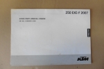 Ersatzteilkatalog Ersatzteil Handbuch manual book passt an Ktm Exc-F 250 2007