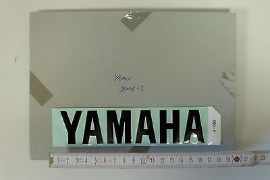 Aufkleber Dekor Sticker graphic emblem passt an Yamaha schwarz