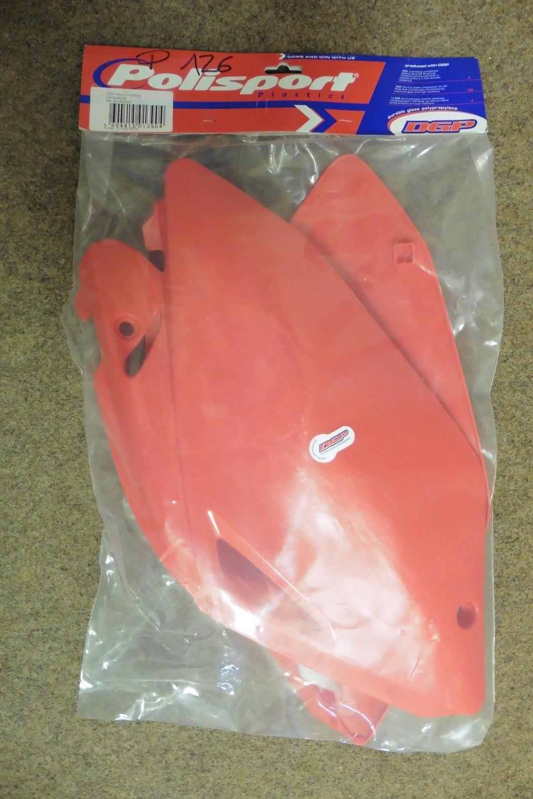 Seitenverkleidung Heckverkleidung side panels passt an Honda Crf 250 R 04-05 rot