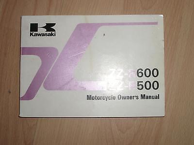 Bedienungsanleitung Handbuch passt an Kawasaki Zz-R 600 Zz-R 500 Zx 500