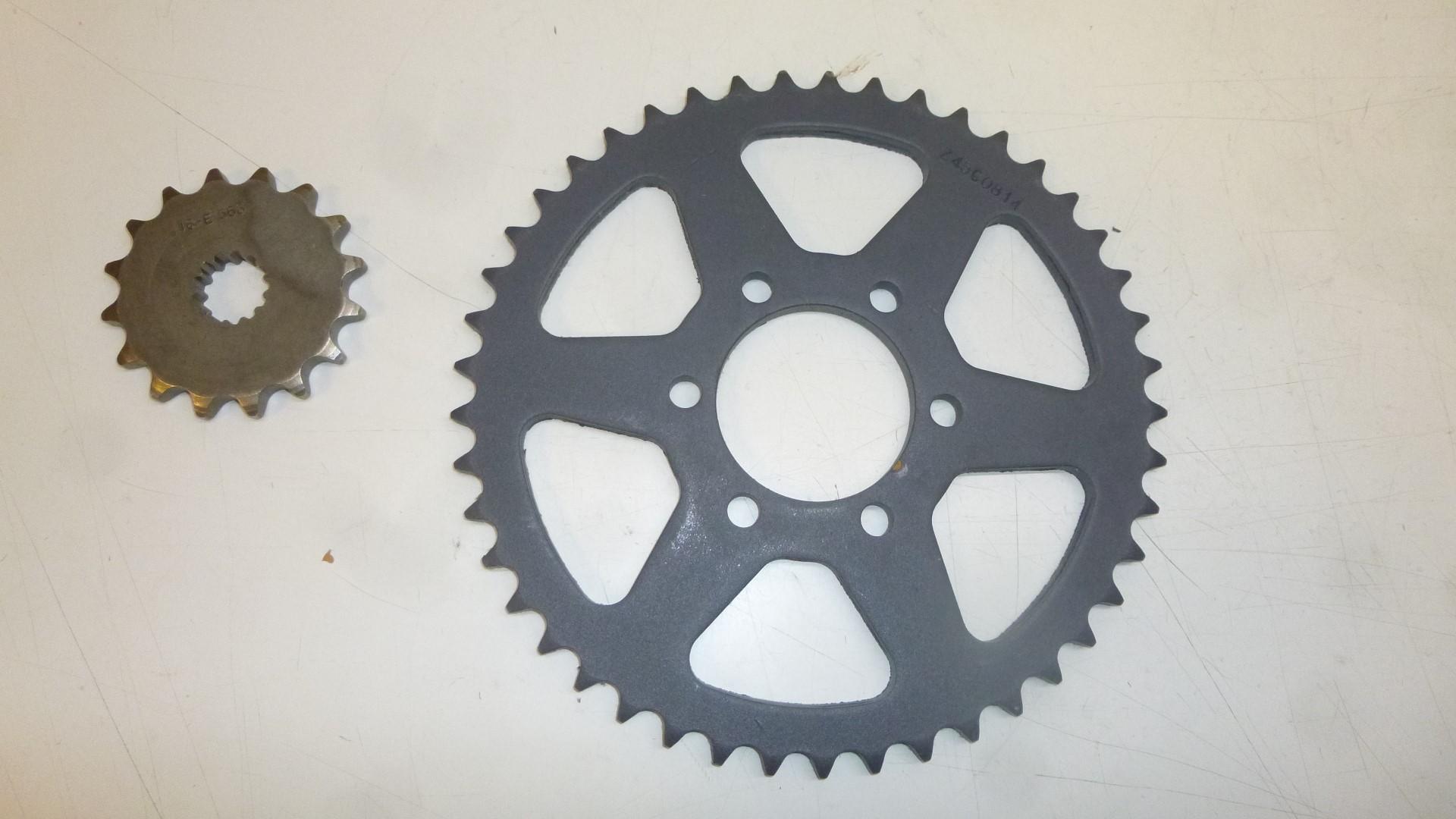Kettenrad 45 Zhne Ritzel 16 Zhne sprocket passt an Suzuki Gsx 400 E D S 1988