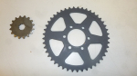 Kettenrad 45 Zähne Ritzel 16 Zähne sprocket passt an Suzuki Gsx 400 E D S 1988 Kettenrad 45 Zähne Ritzel 16 Zähne sprocket passt an Suzuki Gsx 400 E D S 1988