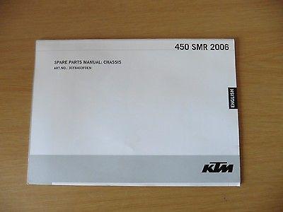 Ersatzteilkatalog Ersatzteil Handbuch Rahmen book passt an Ktm Exc Smr 450