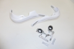 Handprotektoren Handguards Handschützer Aluminium Integral weiß Supermoto Mx Handprotektoren Handguards Handschützer Aluminium Integral weiß Supermoto Mx