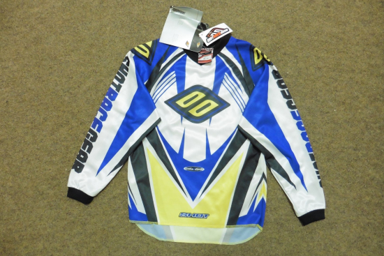 Shirt Gre 6/7 Fahrerhemd Trikot Motocross Mx Shot race gear passt an Yamaha 