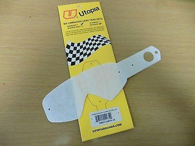 Abreivisiere Utopia Warrant 28 Stck Visierfolie Visier Brille tear offs 