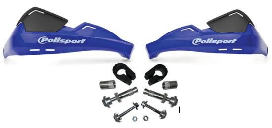 Polisport Evolution Handprotektoren Handschutz Protektoren handguards blau
