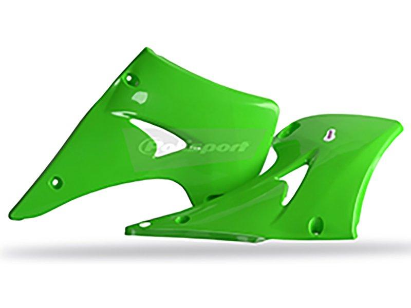 Khlerverkleidung Tankspoiler radiator scoops passt an Kawasaki Kx 250 03-08 gr