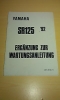 Ergänzung Wartungsanleitung Handbuch passt an Yamaha Sr 125 3MW-28197-W1 Ergänzung Wartungsanleitung Handbuch passt an Yamaha Sr 125 3MW-28197-W1