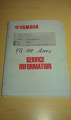 Service-Information Handbuch Elektroschaltplan passt an Yamaha Yq 100 5Me1-Sg1