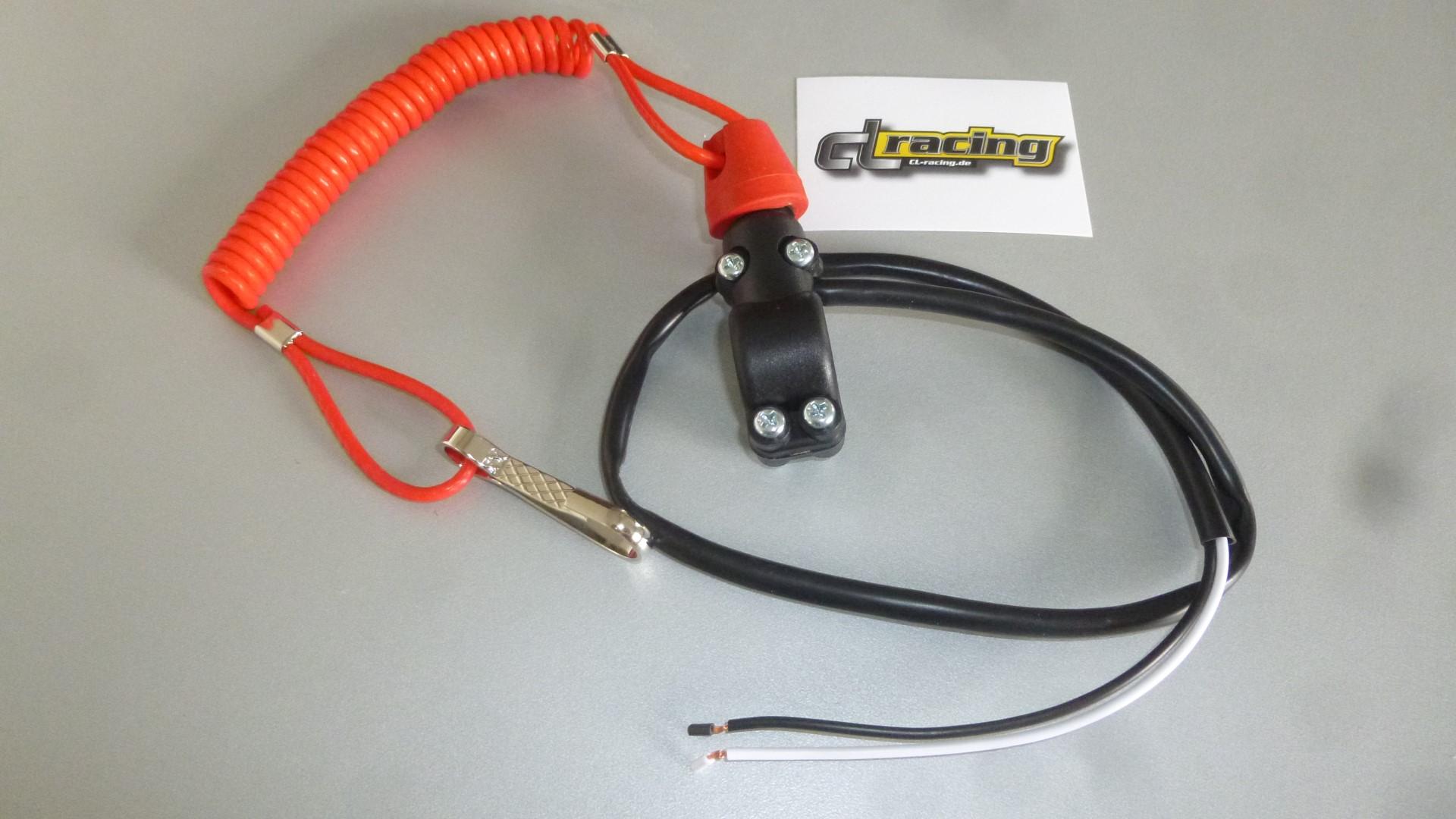 Abreischalter Killschalter Stopp-Schalter kill switch Quad Roller Mofa Jet-Ski