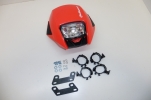 Lichtmaske Exura Lampenmaske Scheinwerfer headlight passt an Honda Cr Crf rot